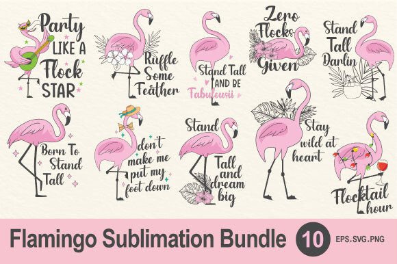 Download Flamingo Sublimation Design PNG SVG - Sublimation design Collection